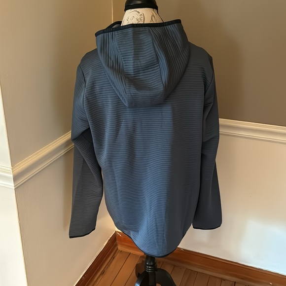 Gray-ish blue front zip lightweight jacket - Picture 3 of 6